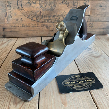 SOLD T9710 Antique NORRIS London No.1 14 1/2” Infill Jointing PLANE with Rosewood handles