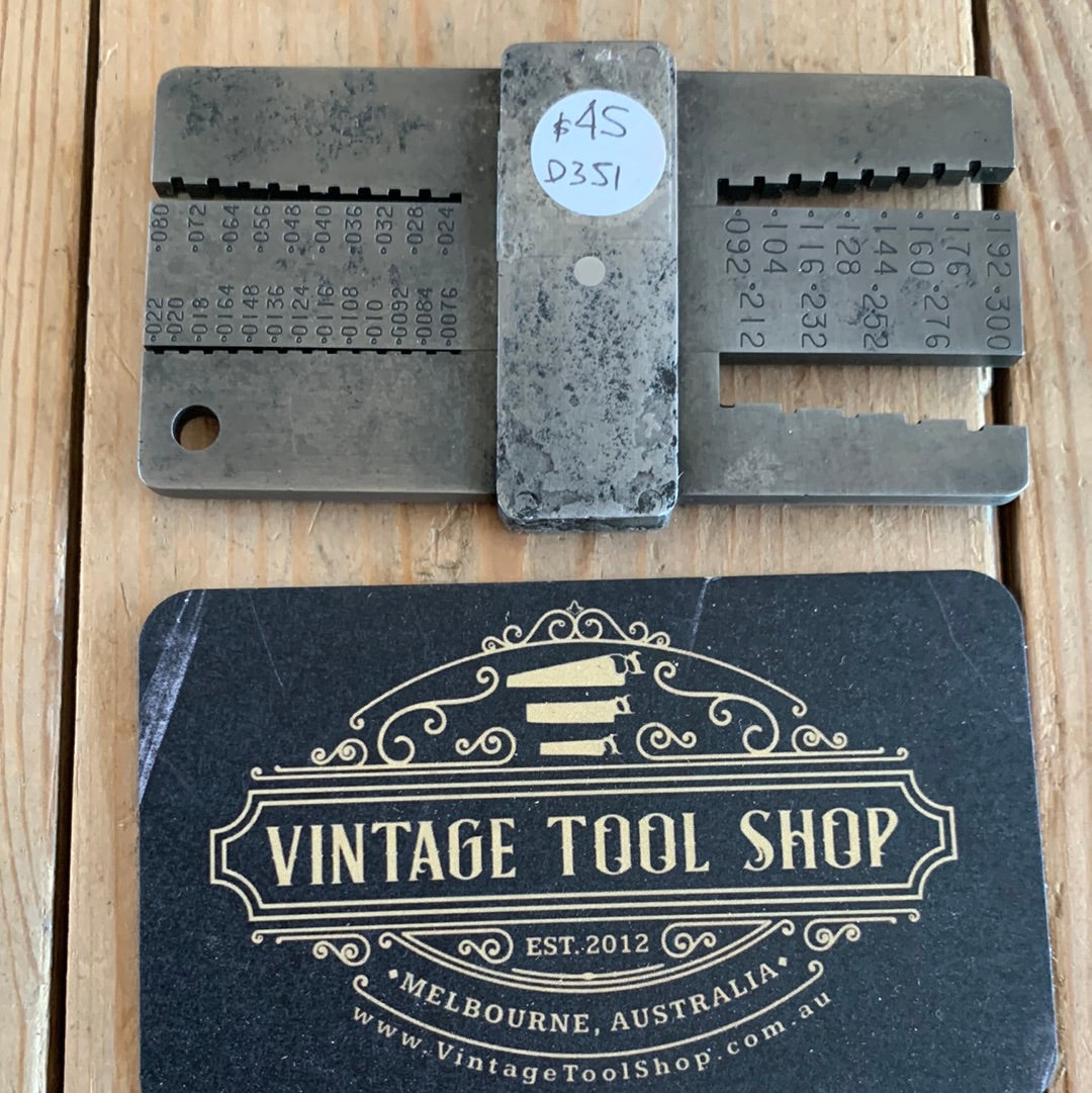 D349-D351 Vintage Chesterman Sheffield England No.780 Imperial Standard WIRE GAUGES