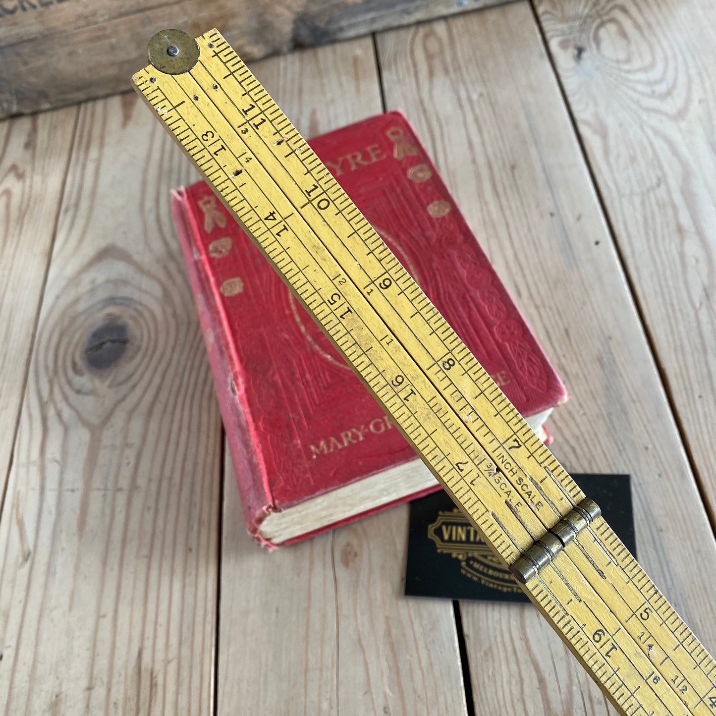 SOLD Vintage STANLEY small 2ft No:163 RULER T4310