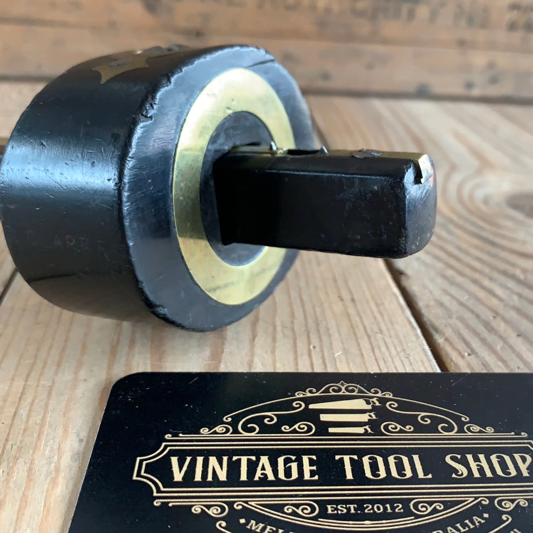 T8824 Vintage Fancy EBONY BRASS Mortise GAUGE