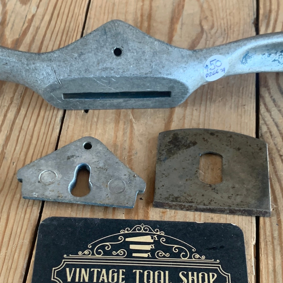 D266 Vintage FLAT BASE metal SPOKESHAVE spoke shave