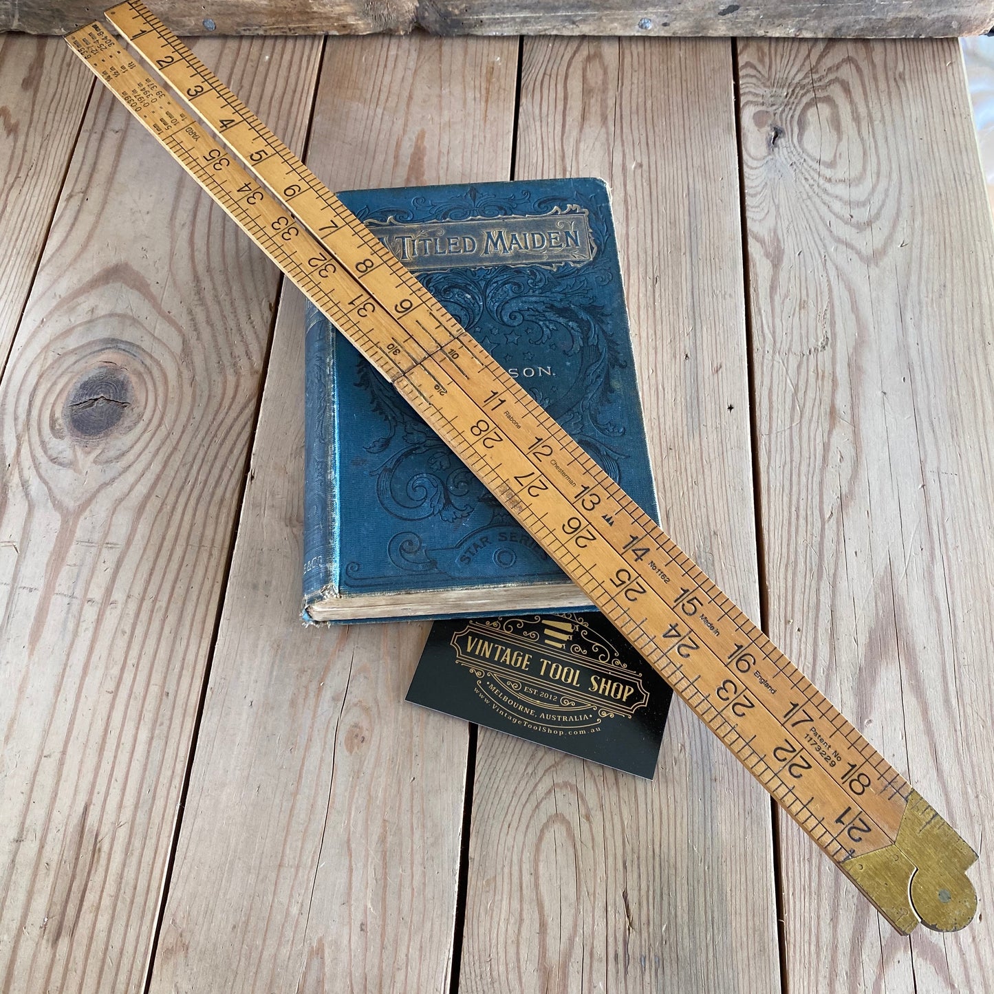 SOLD Vintage RABONE England boxwood RULER T7204