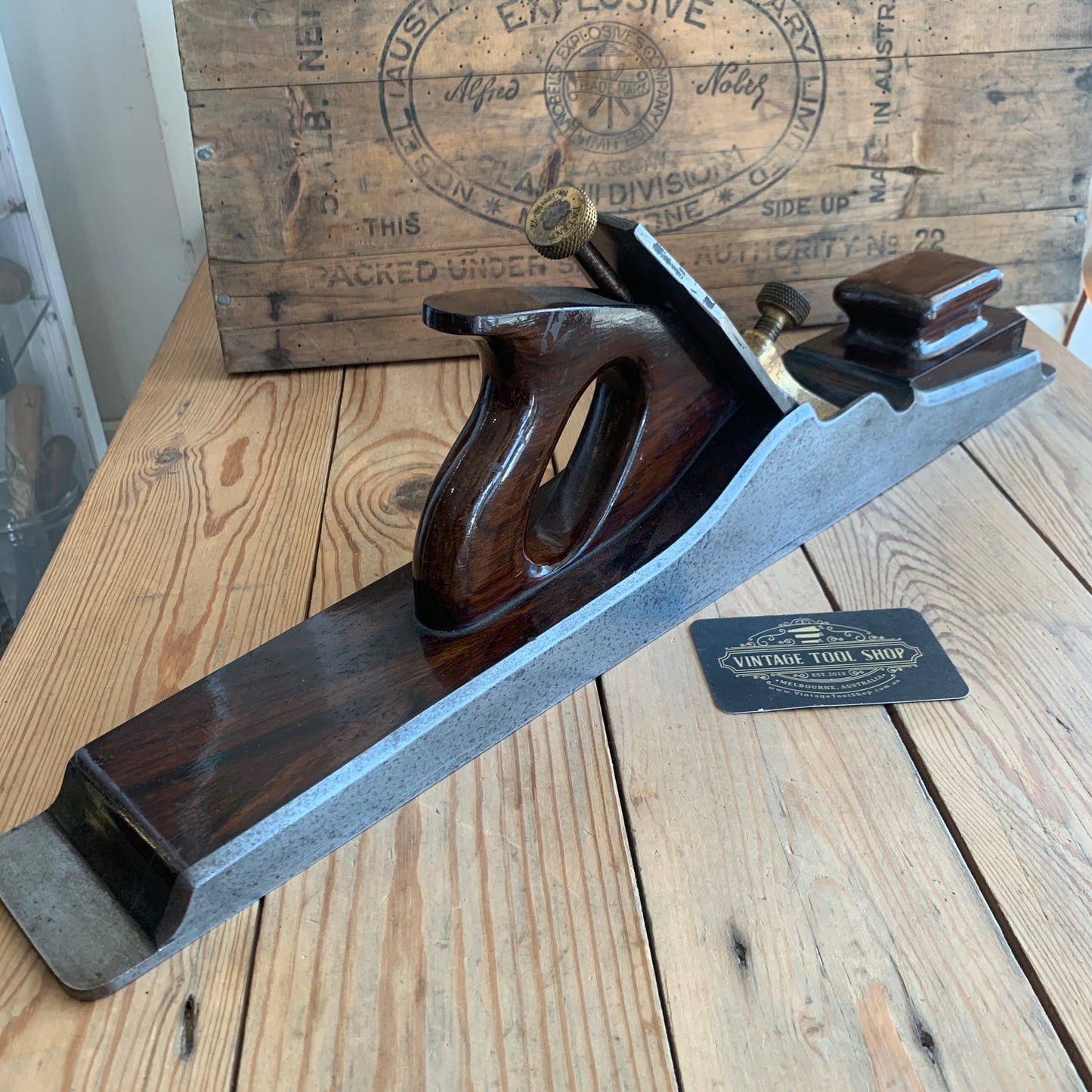 SOLD T9826 Antique NORRIS A1 London 22.5” Infill Jointing PLANE