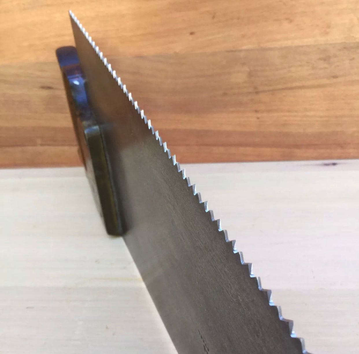 PREMIUM Quality SHARP! Antique G&T GRAY RULER SAW Handsaw