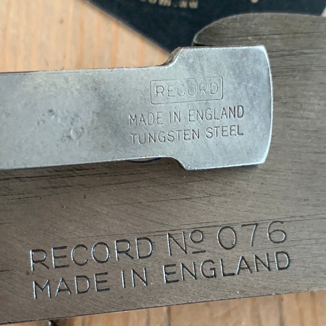 SOLD D812 Vintage RECORD No.076 Bullnose Rebate PLANE