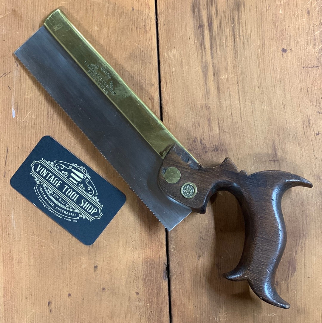 SOLD S456 Vintage Premium Quality The UNION 8” 15ppi fine rip SAW