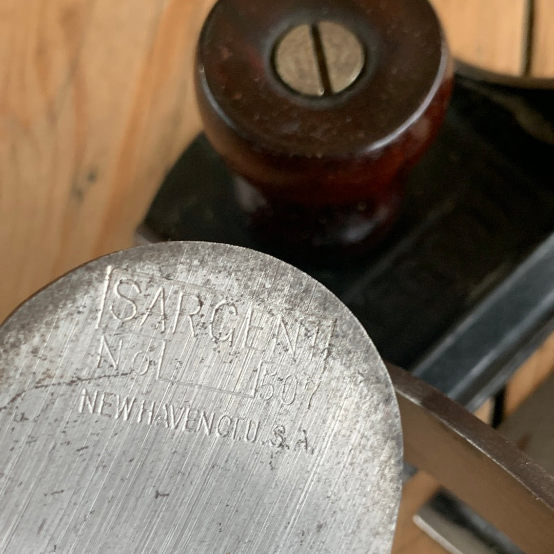 SOLD T9750 Vintage SARGENT rabbet REBATE BLOCK PLANE