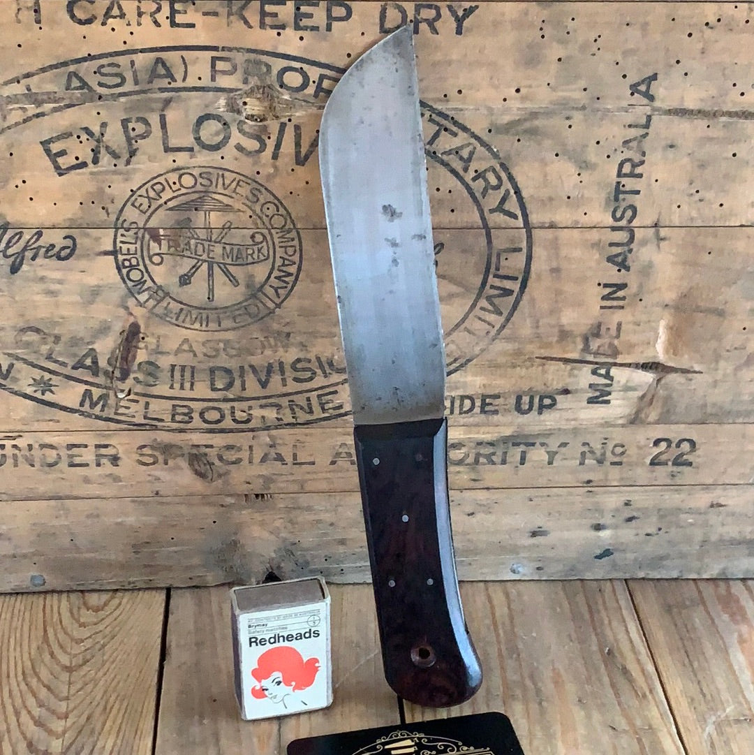 SOLD Vintage HOPKINSON Sheffield Military knife FALKLANDS WAR DD 1980 Rosewood handle T8460