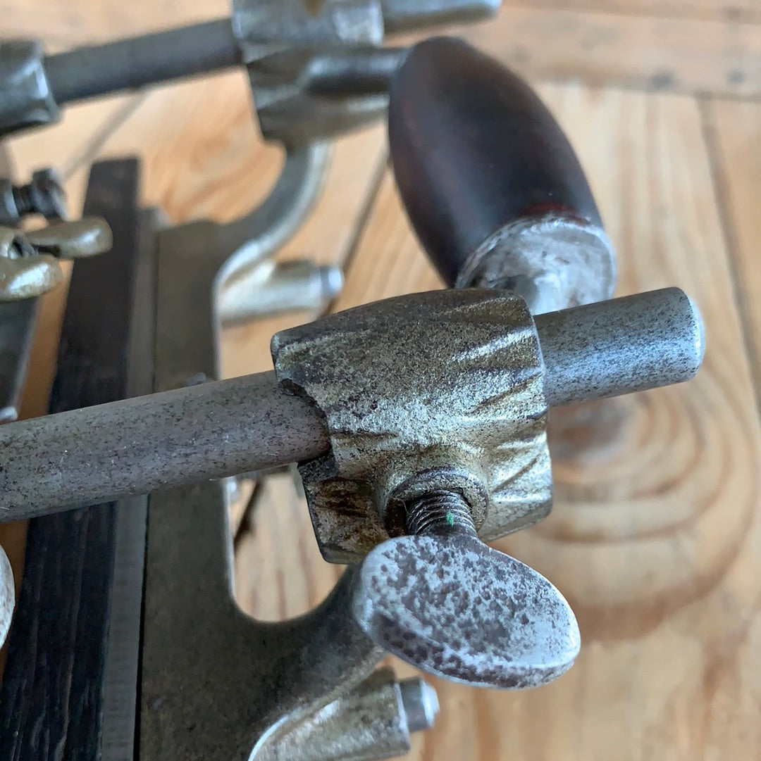 SOLD i93 Antique STANLEY USA No.55 Combination PLANE with CUTTERS in wooden box