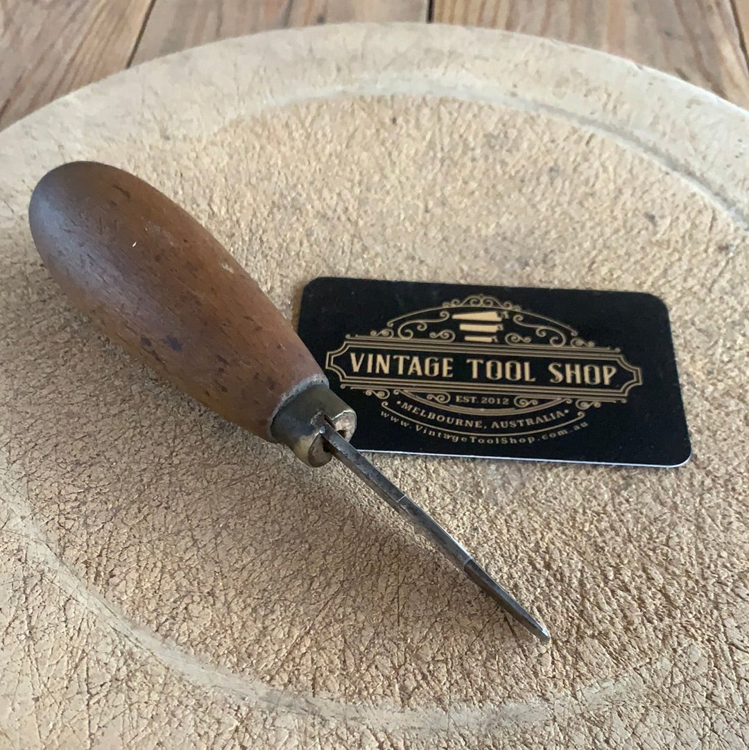 SOLD Vintage wooden handled OYSTER KNIFE T8693
