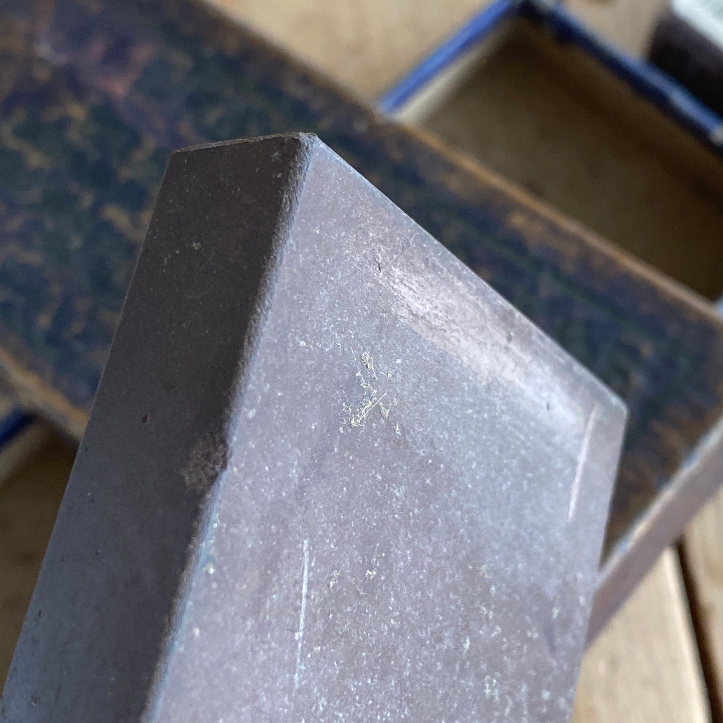 Vintage VELVET EDGE Barber hone sharpening stone A36