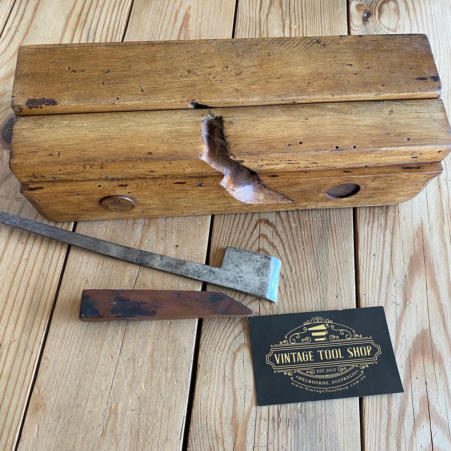 SOLD Antique FRENCH Screw Stem FILLETSTER PLANE Y1240