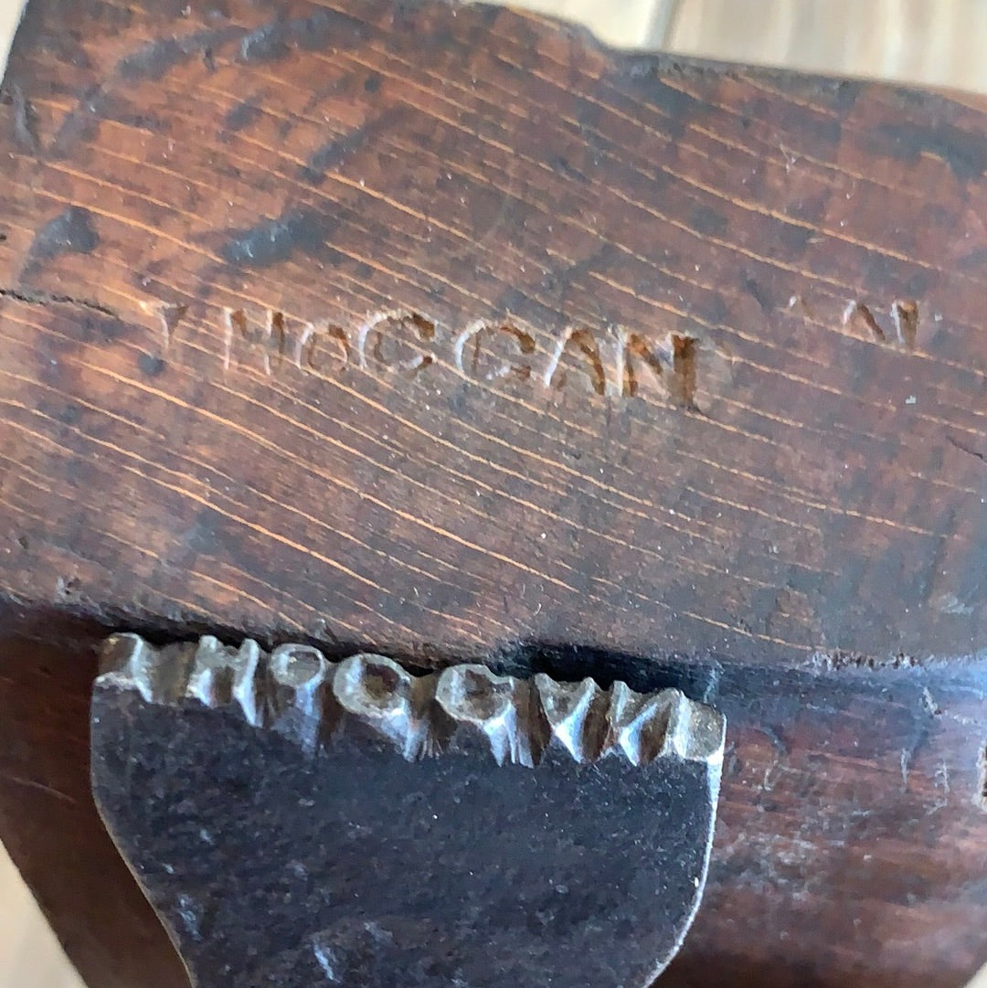 SOLD T5463 Vintage branding marking HAMMER J.McCCan stamp