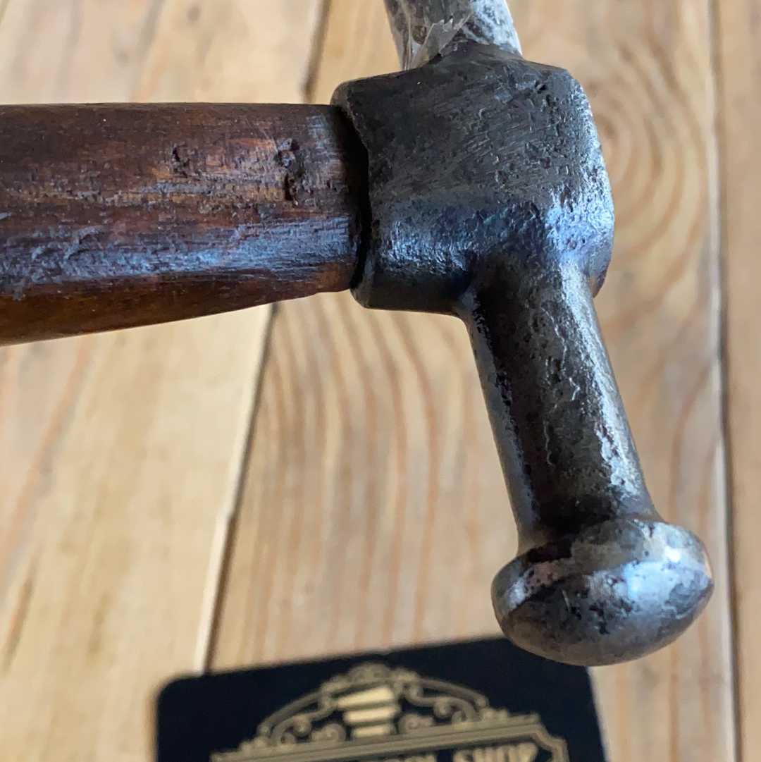 SOLD Vintage PLUMB USA Planishing HAMMER with ornate wooden handle T8513
