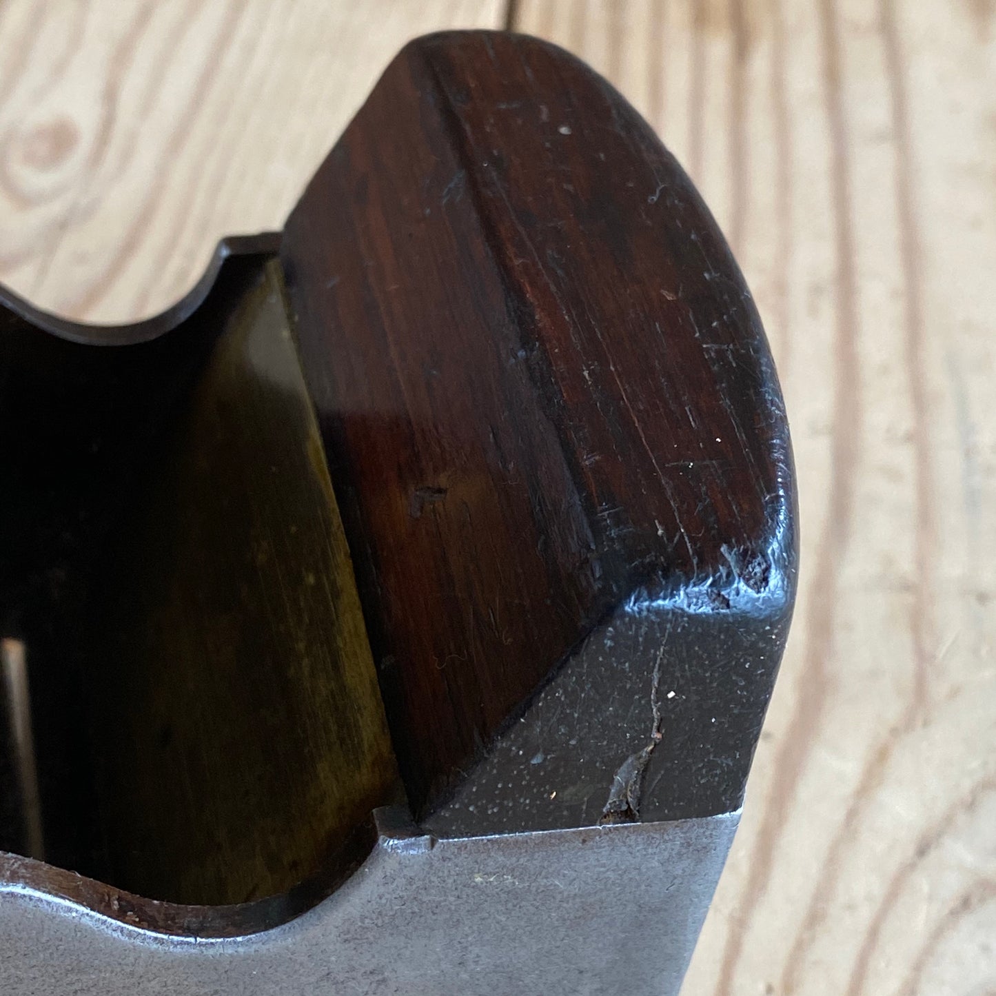 SOLD Antique SLATER England INFILL smoothing PLANE Rosewood T3571