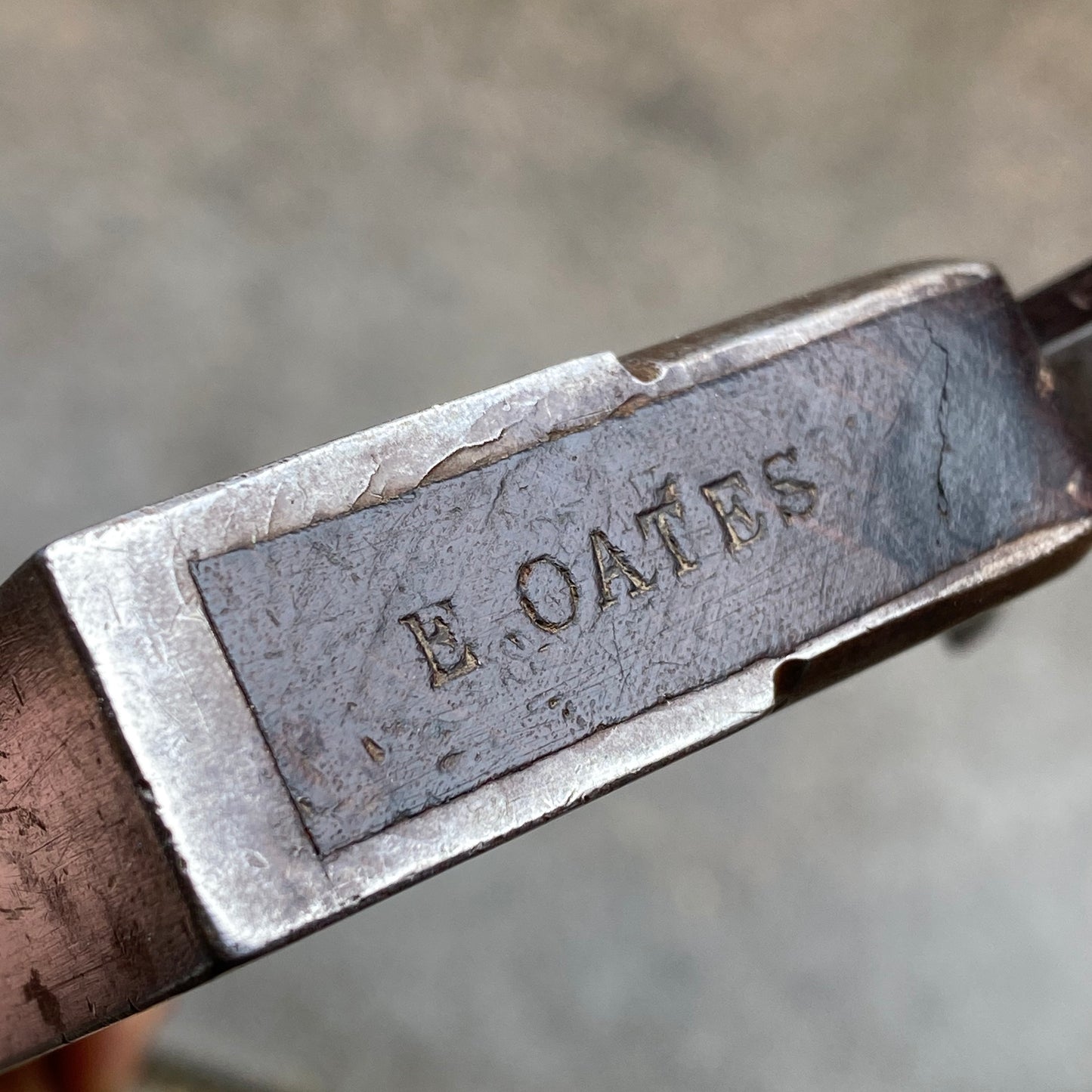 SOLD. T653 Antique SPIERS, Scotland Duplex DOVETAILED INFILL shoulder plane