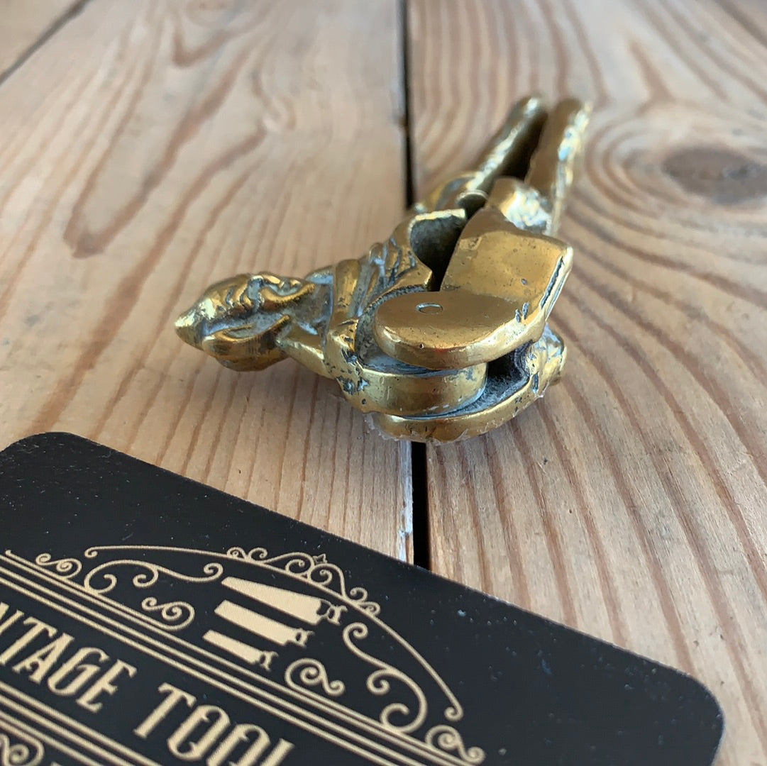 SOLD Vintage Puck figure BRASS nut cracker T8642