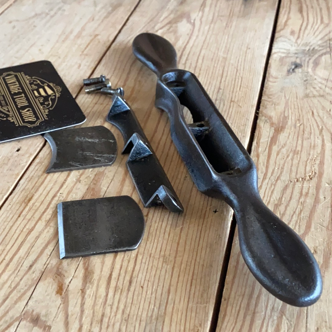 SOLD vintage STANLEY USA No.60 dual SPOKESHAVE spoke shave T8126