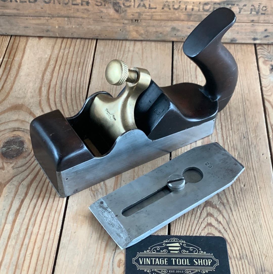 SOLD T9837 Antique SPIERS Ayr INFILL PLANE with Rosewood handle