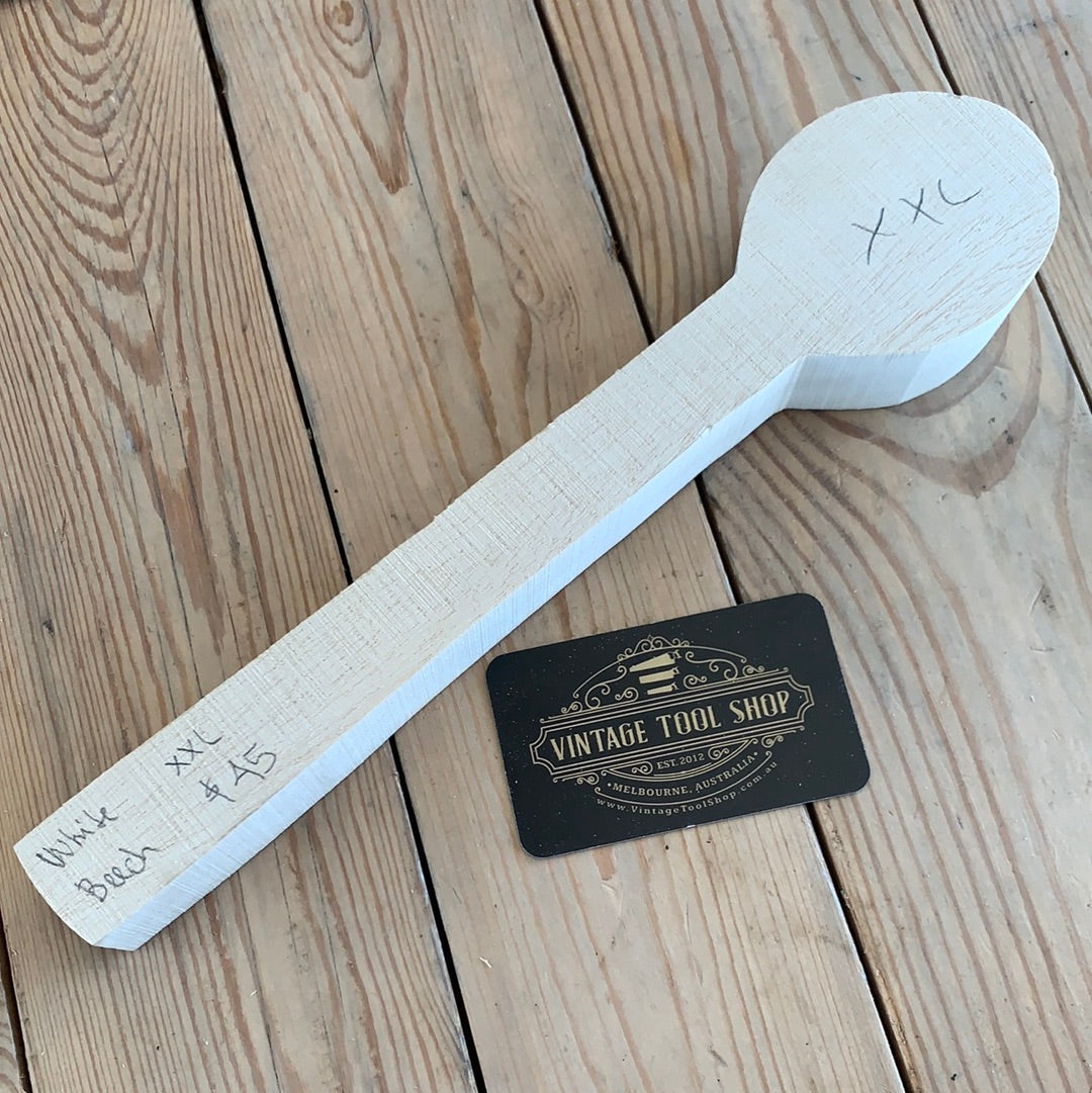 NEW! 1 x WHITE BEECH whittling SPOON carving BLANK