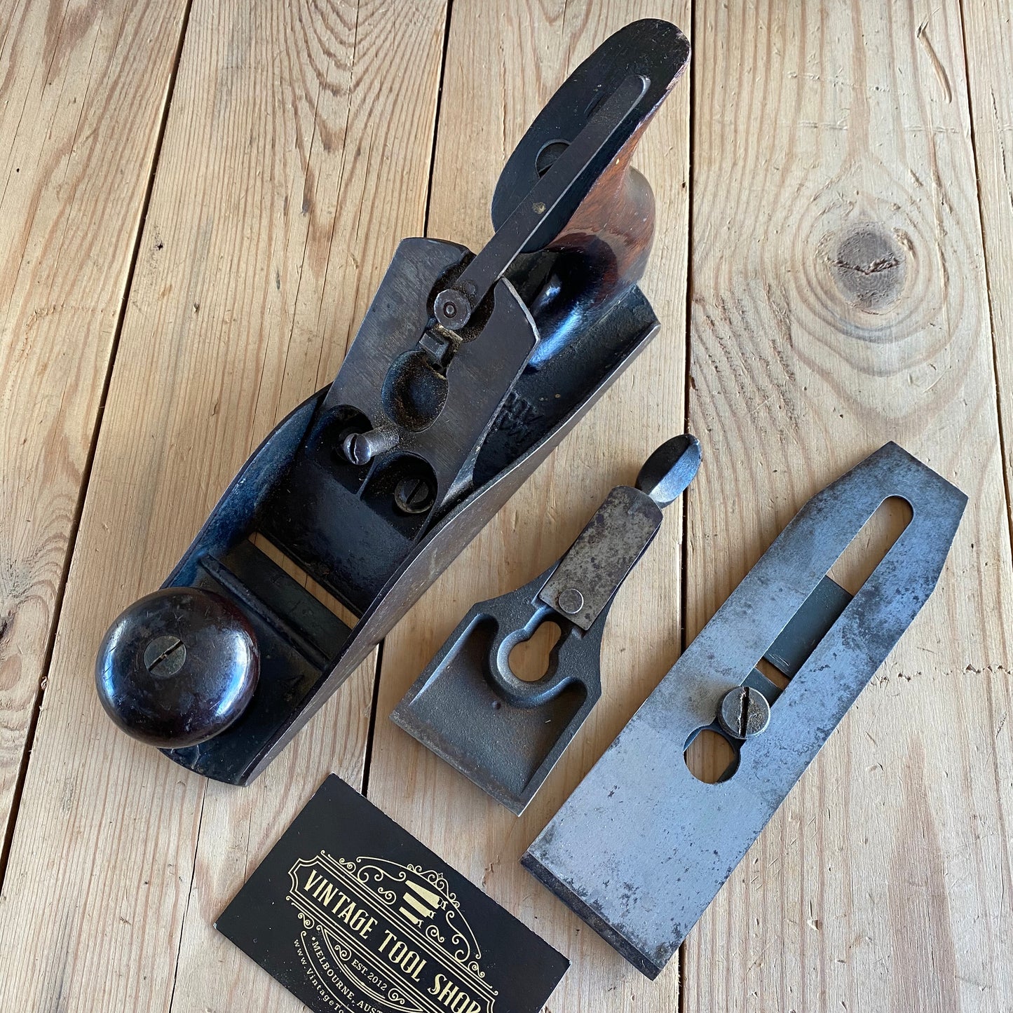 SOLD Antique STANLEY USA No:4c Type 9 1902-1907 Corrugated base PLANE T3036