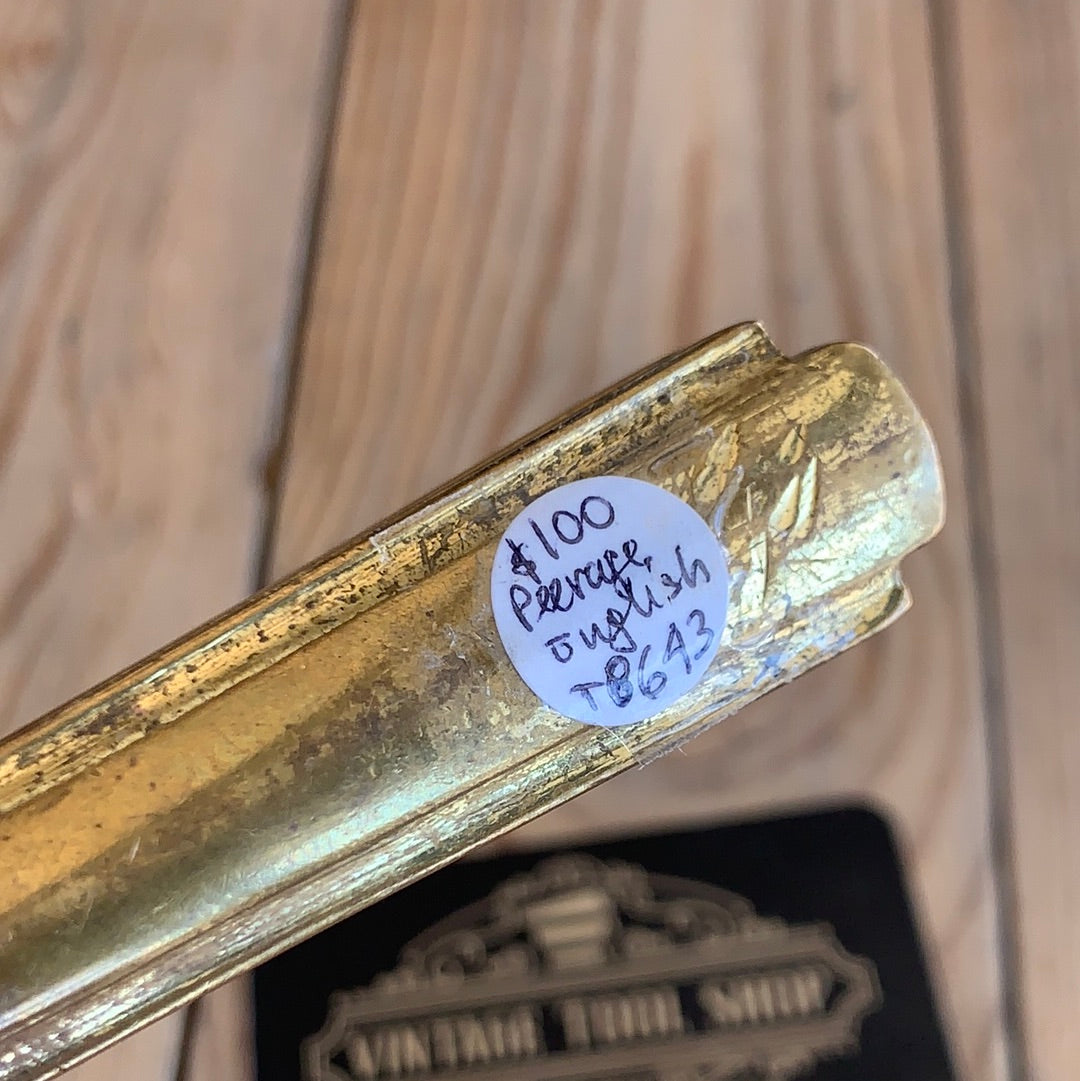 SOLD Vintage BRASS nut cracker by PEERAGE England T8643