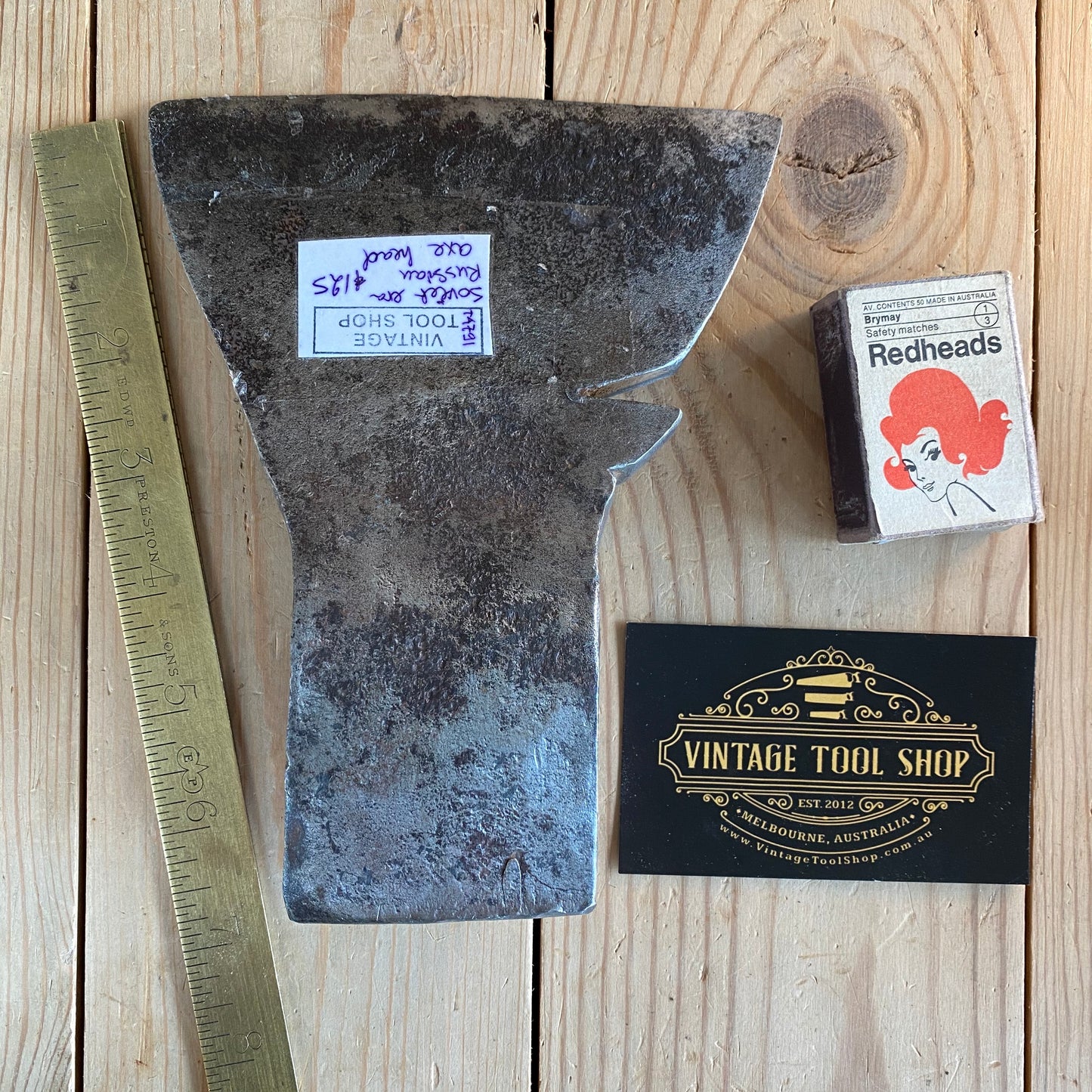 SOLD Vintage RUSSIAN Topor AXE Hatchet head T4791