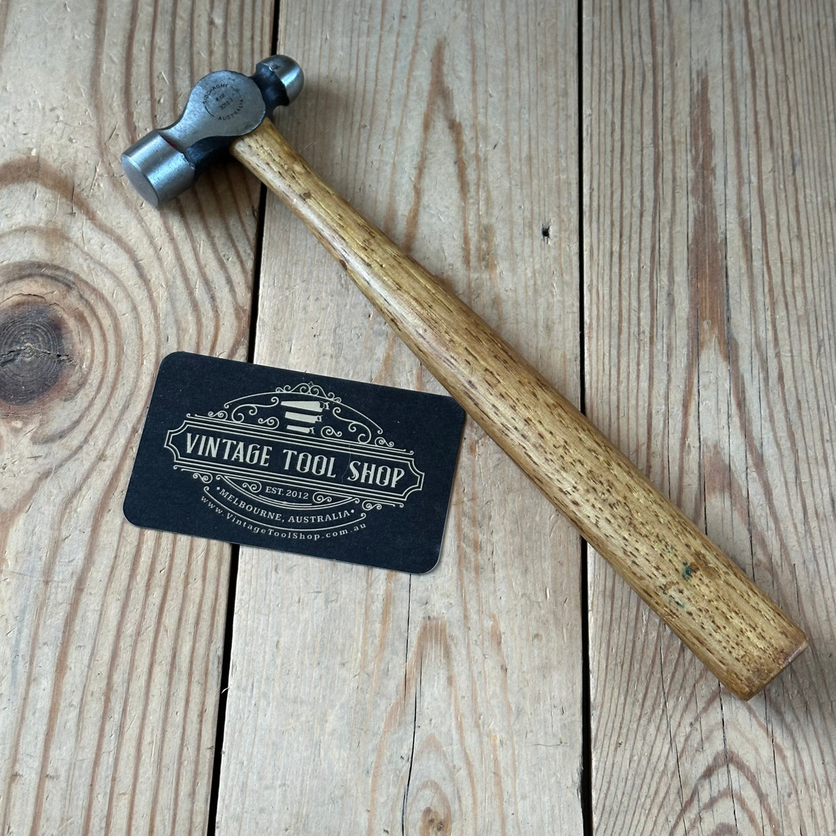 N1858 RARE SIZE! Vintage SIDCHROME Australia small 4oz BALL PEEN pein Hammer
