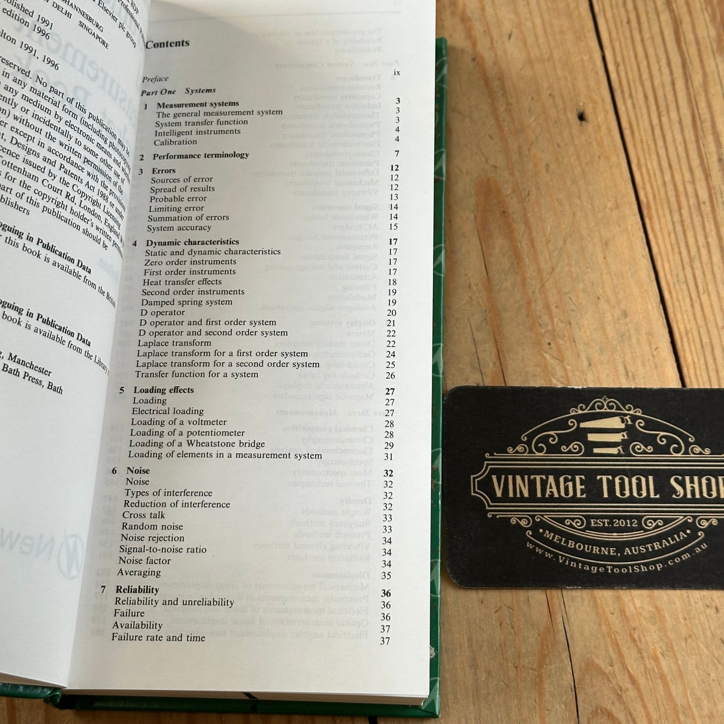 XBN144 Vintage 1996 BOOK Newnes INSTRUMENTATION and MEASUREMENT Pocket Book by W.Bolton 2nd edition