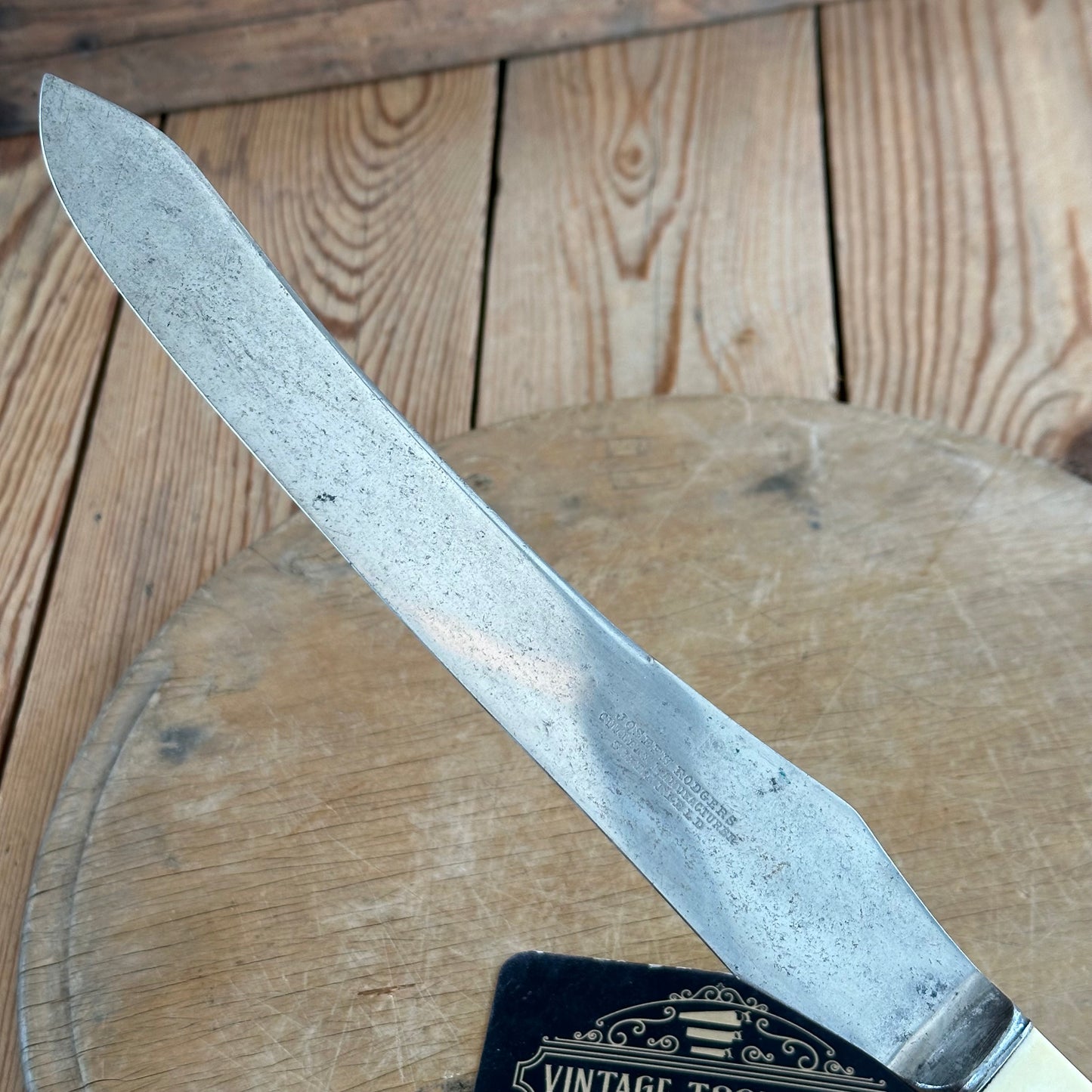 H621 Vintage Joseph Rodgers SHEFFIELD CARBON Steel KNIFE