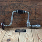 H2113 SCARCE! Antique JOHN S FRAY No:102 BRACE Brace with Pewter inlaid COCOBOLO handles