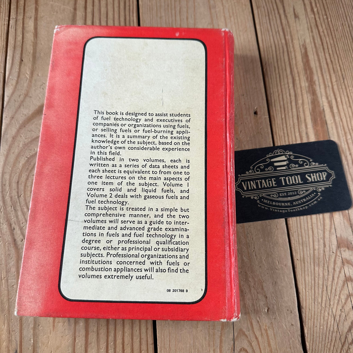 N2050 Vintage BOOK FUELS and FUEL TECHNOLOGY Vol 1 A Summarised Manual by W.Francis
