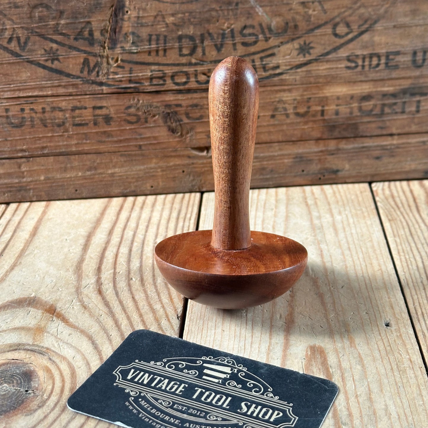 TS34-TS43 Australian made NEW! Tasmanian BLACKWOOD DARNING MUSHROOM mending tool