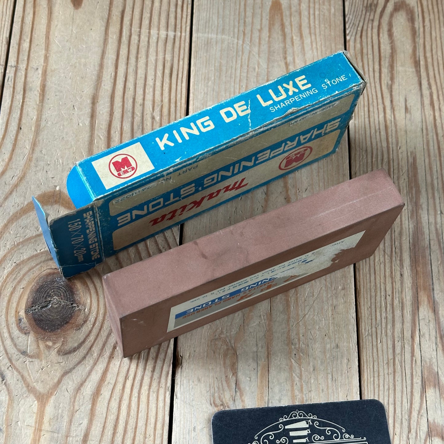 A258 Vintage MAKITA Japanese WATERSTONE Sharpening STONE IOB