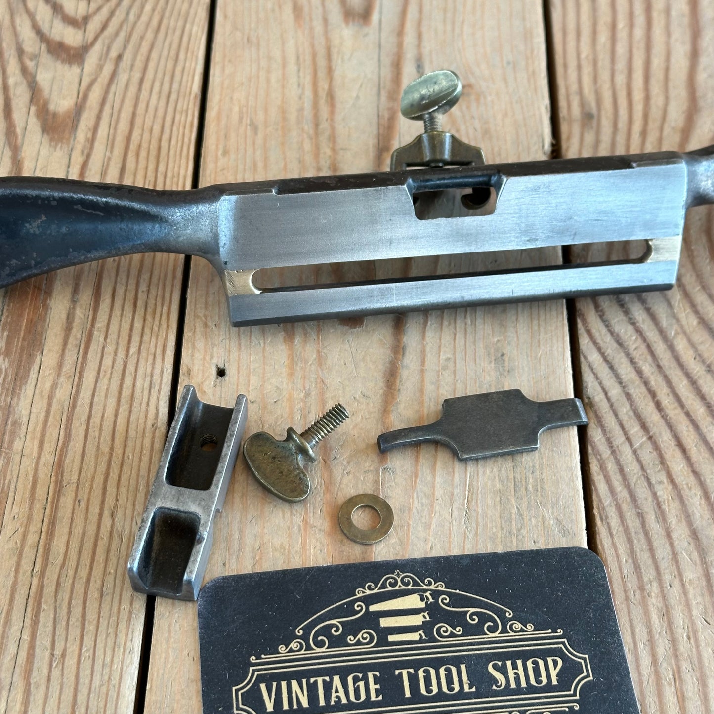 H1164 Antique STANLEY No.66 HAND BEADER spokeshave AS IS CONDITION