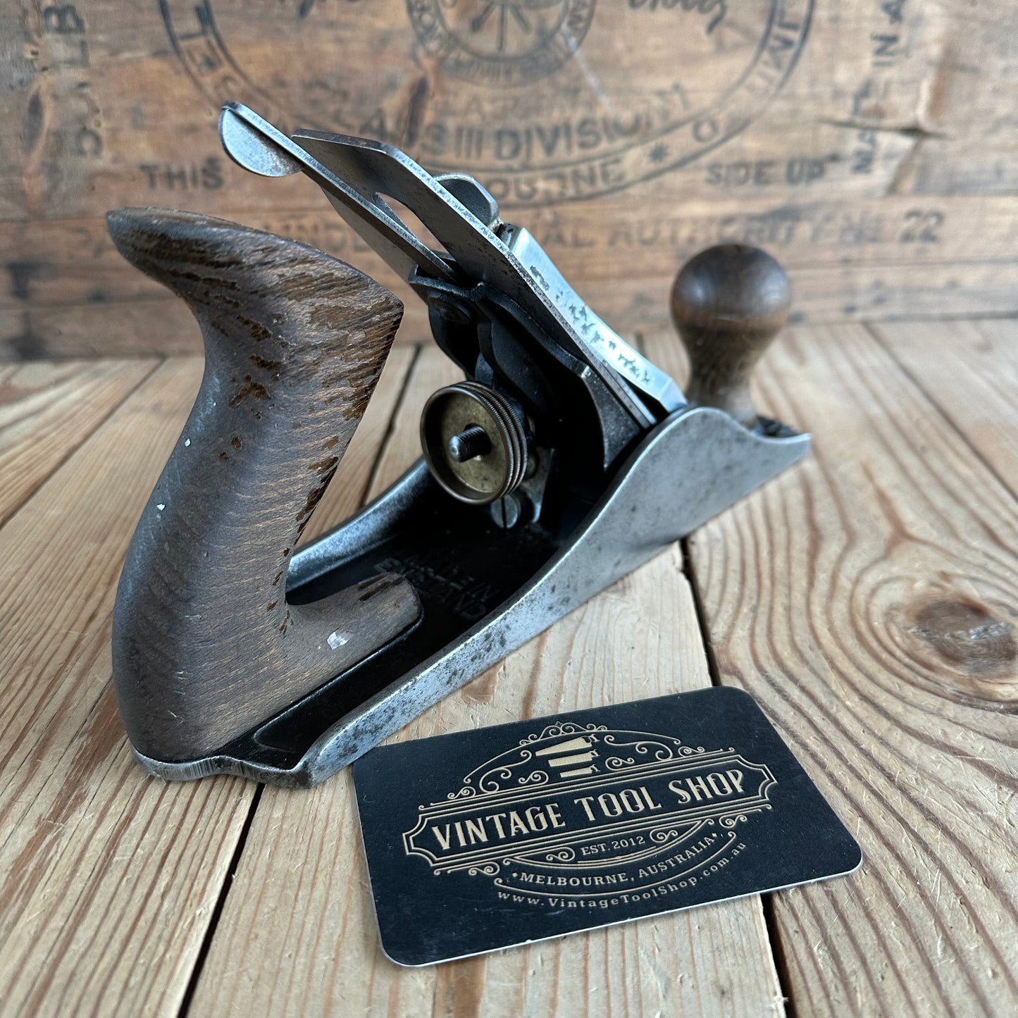 H1563 Vintage STANLEY England No.4 PLANE