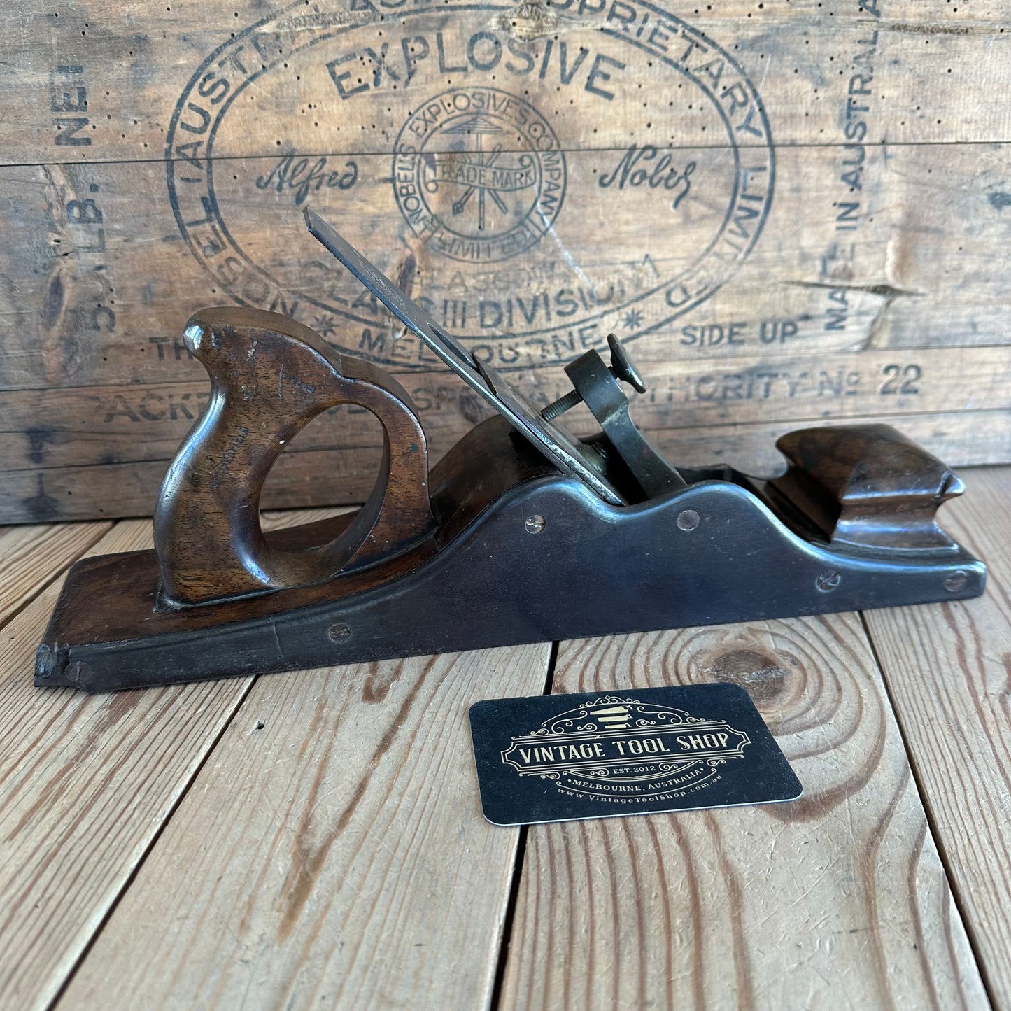 N625 UNIQUE! Figured walnut antique INFILL PANEL plane