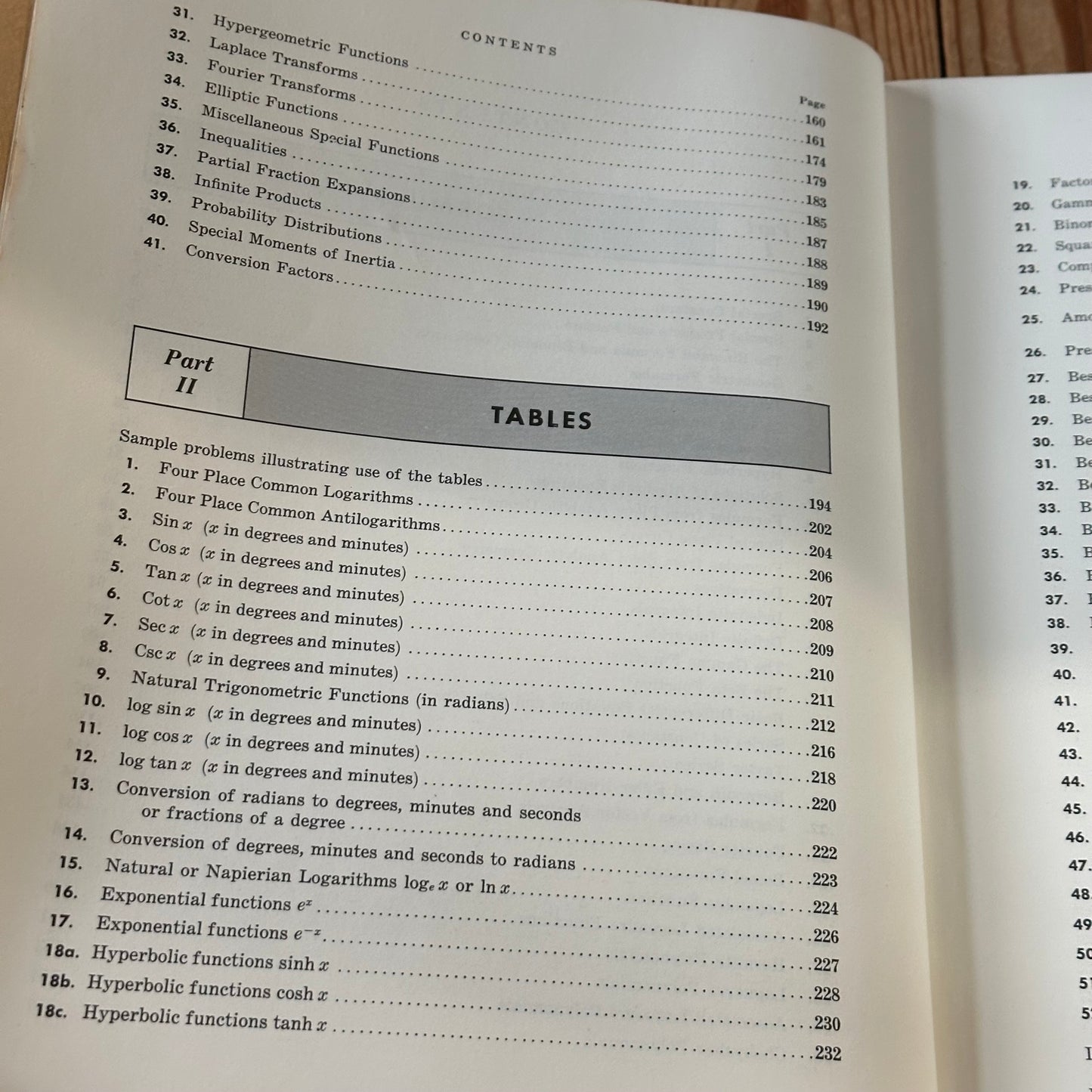 XBN115 Vintage 1968 BOOK MATHEMATICAL HANDBOOK of FORMULAS and TABLES by M.R.Spiegel