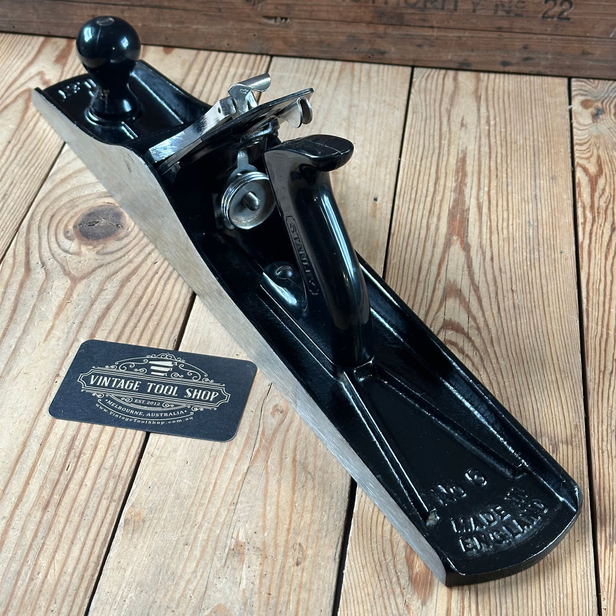 H2610 TIDY! Vintage STANLEY England No.6 PLANE