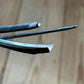 N1761 Vintage 4 x ADDIS Carving CHISEL Set curved v-gouge