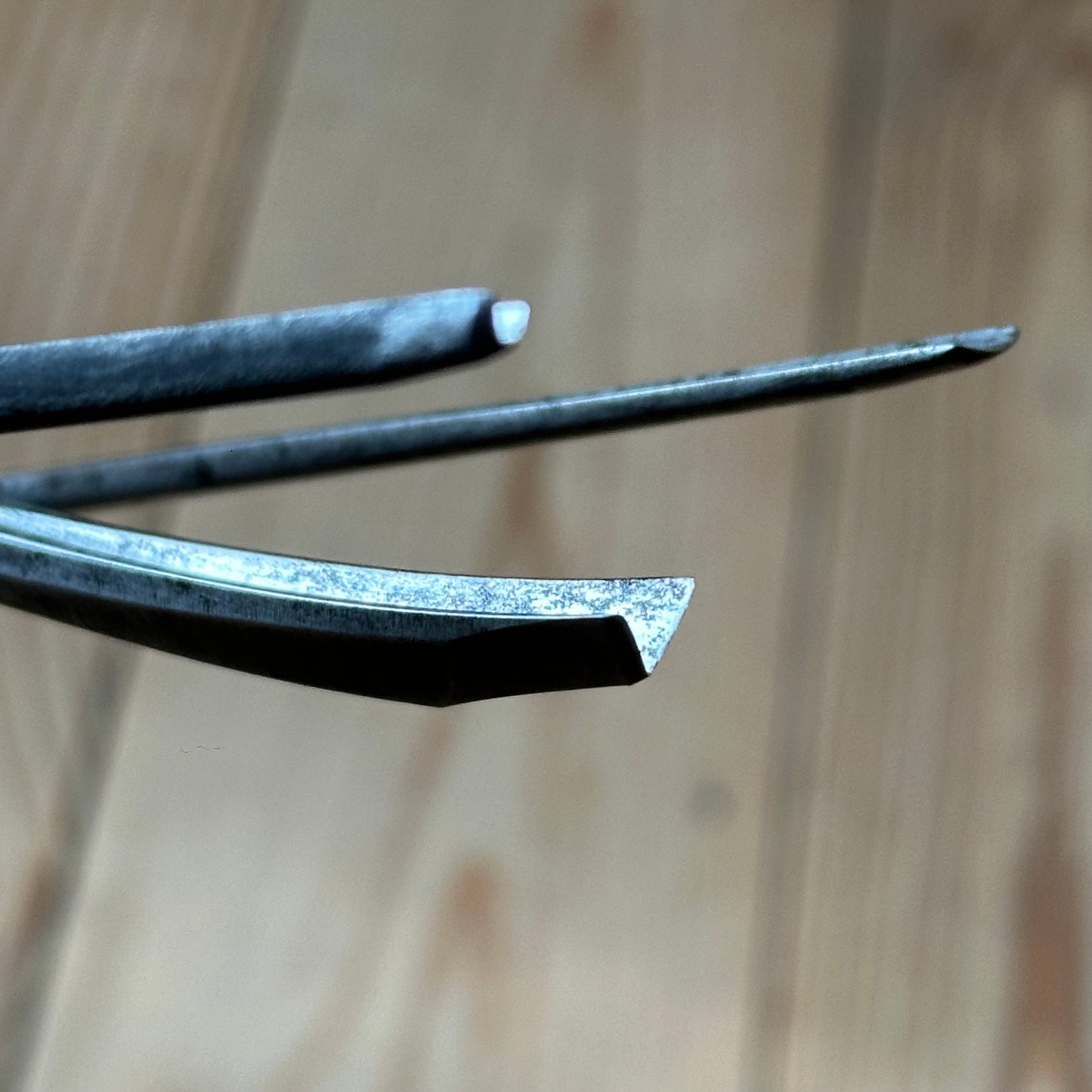 N1761 Vintage 4 x ADDIS Carving CHISEL Set curved v-gouge