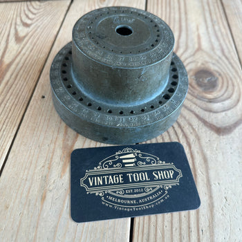 T1053 Vintage TUDOR MELBOURNE 60 Piece DRILL BIT Stand DRILL HOLDER