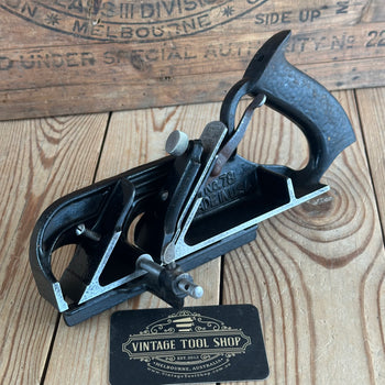 H2355 Vintage STANLEY USA Sweetheart No.78 Duplex RABBET rebate plane