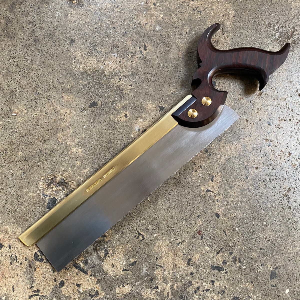 VHS13 Heritage SAWS Custom 12” FITZROY model 15ppi RIP DOVETAIL SAW with Indian Rosewood handle