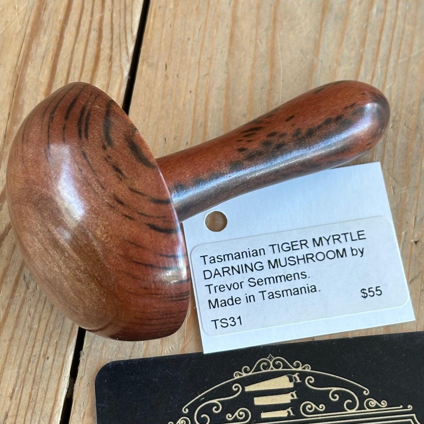 TS24-TS33 Australian made NEW! Tiger Myrtle DARNING MUSHROOM mending tool