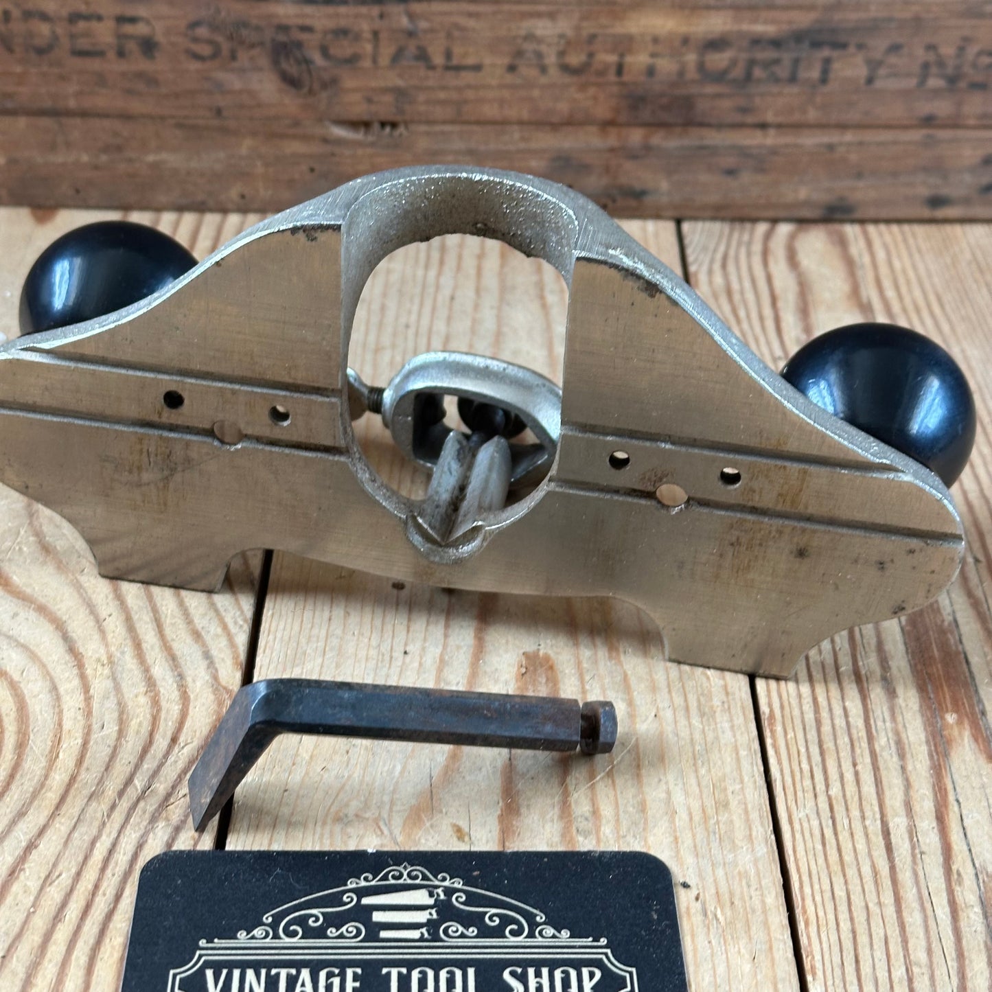 H2556 Vintage STANLEY England No.71 Router PLANE AS IS condition