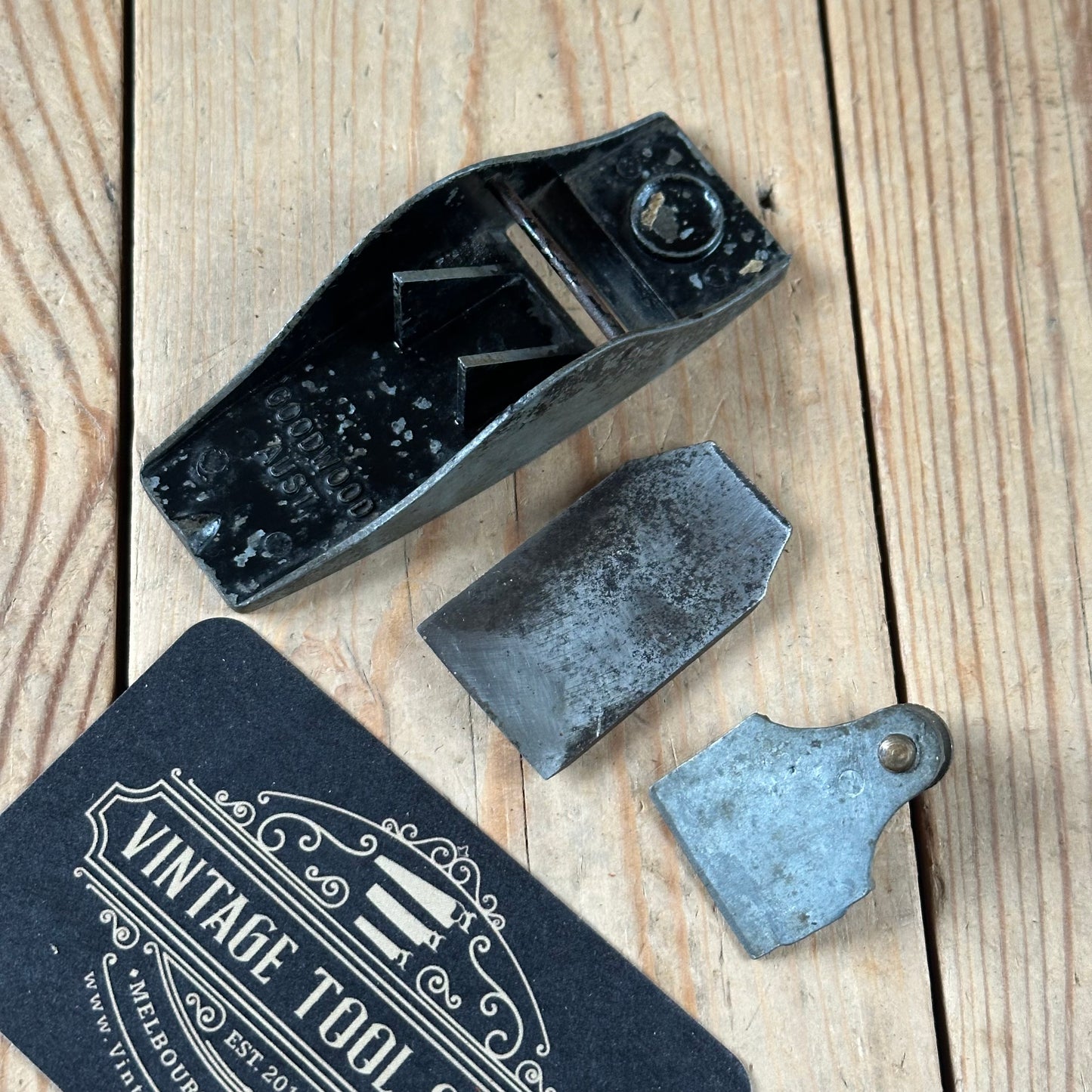 N1783 Vintage GOODWOOD Australia tiny luthiers No.101 Size THUMB PLANE