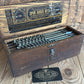 SOLD N1087 Vintage set of 13 AUGER BITS in wooden BOX