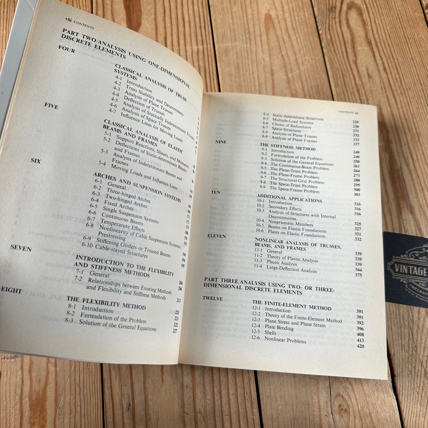 XBN8 Vintage 1978 BOOK STRUCTURAL ANALYSIS for ENGINEERS by N.Willems & W.M.Lucas Jr