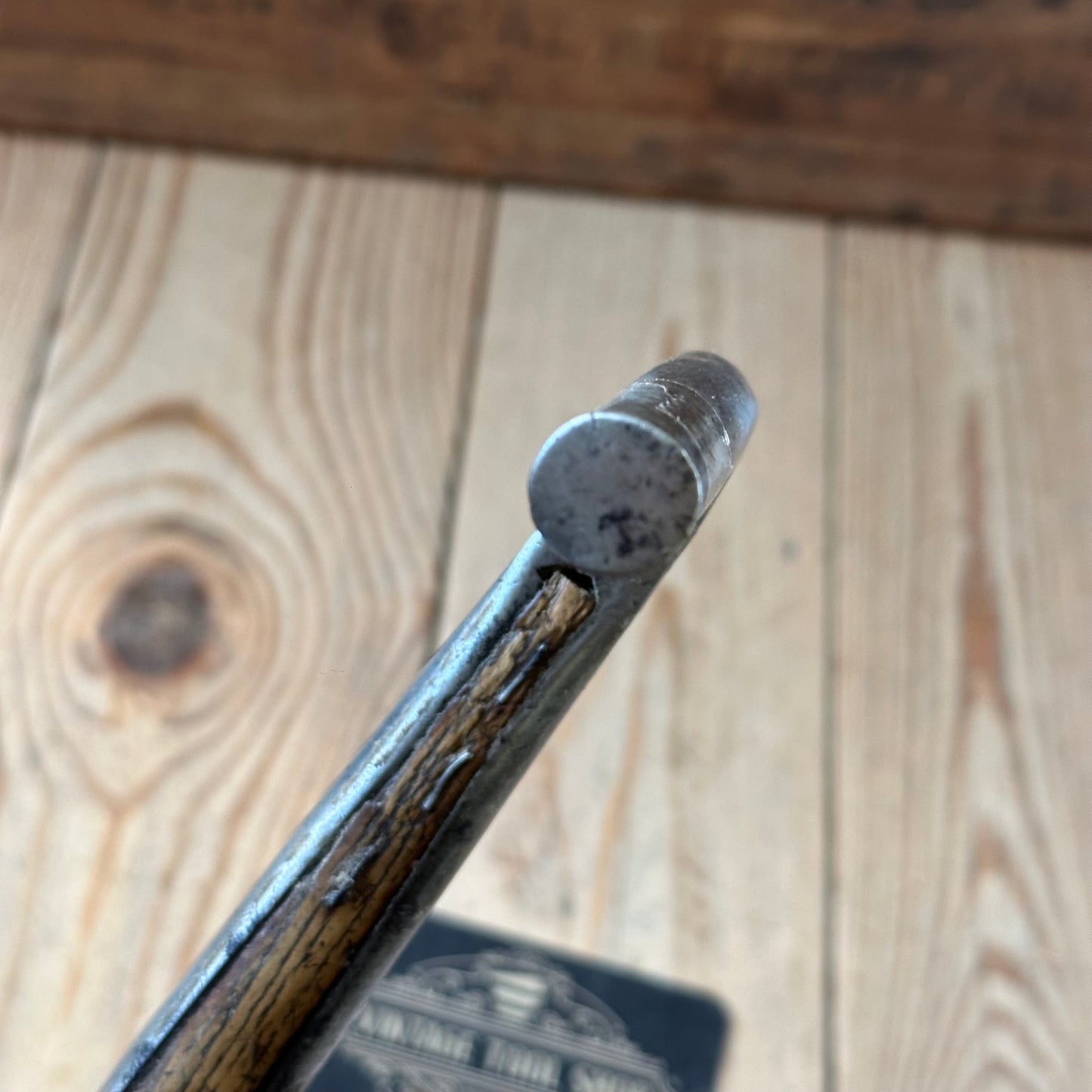 D2129 Vintage UPHOLSTERERS or SADDLERS HAMMER with a strapped head